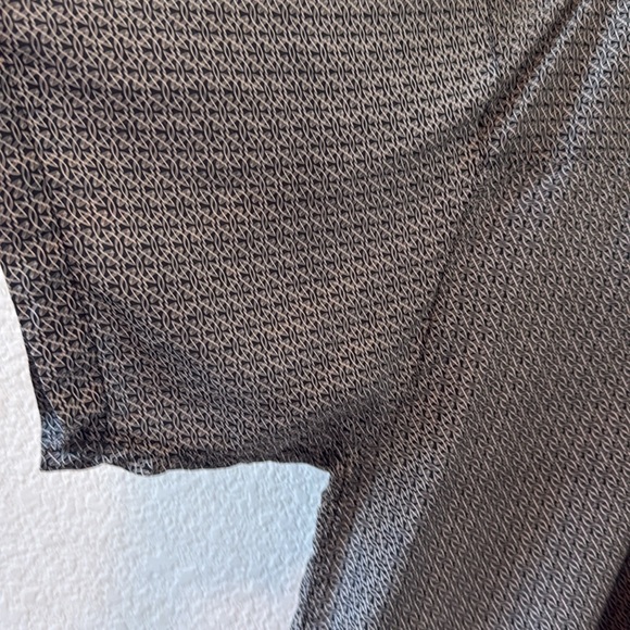 NWOT 100% Silk print short sleeve shirt, Silk Uomo by Nak, size XL - Picture 12 of 13